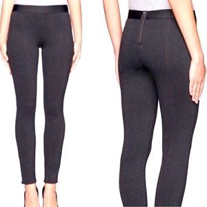 J. Crew Pixie Pant Ponte Knit Seam Stretch Tapered Legging Charcoal Gray 4